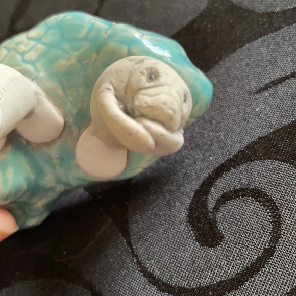 Handmade signed Hear No Evil, See N Evil, Speak No Evil ceramic walrus, sea lion - Picture 4 of 10